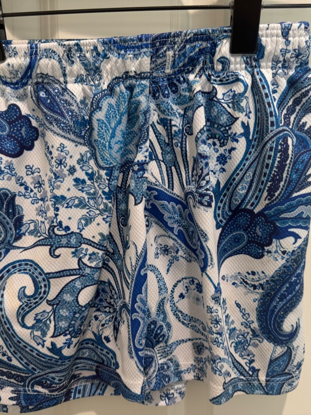 The Drip Shop - Blue & White Paisley Skirt